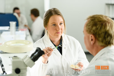 June 2018 / LAB_Microscope_female-male_colaborating_180601_017