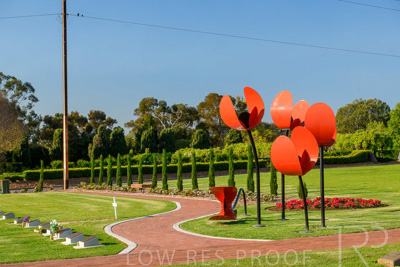 September 2023 / Poppies-Statue-Derrick-Gardens_230928_85E2144