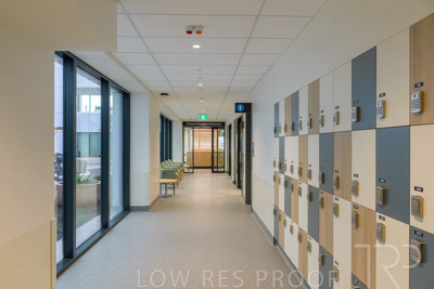 May 2024 / TQEH_Ground_Floor_corridor_staff_lockers_ED_240514_001