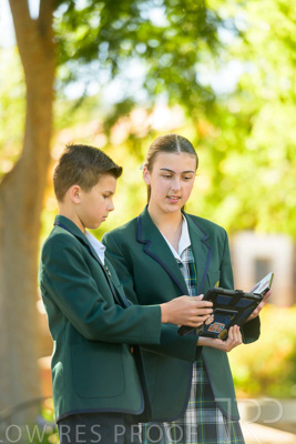 January 2024 / Students-x2-with-Pad-standing-outdors_240122_Z9E6497