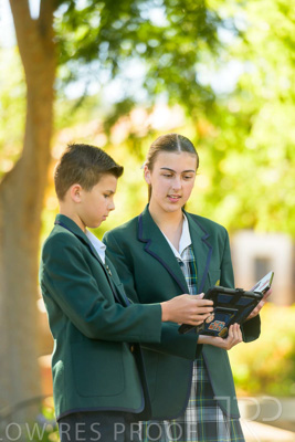 January 2024 / Students-x2-with-Pad-standing-outdors_240122_Z9E6499