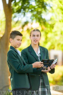 January 2024 / Students-x2-with-Pad-standing-outdors_240122_Z9E6505