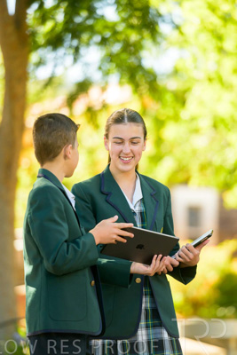 January 2024 / Students-x2-with-Pad-standing-outdors_240122_Z9E6513