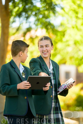 January 2024 / Students-x2-with-Pad-standing-outdors_240122_Z9E6566