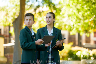 January 2024 / Students-x2-with-Pad-standing-outdors_240122_Z9E6827