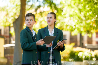 January 2024 / Students-x2-with-Pad-standing-outdors_240122_Z9E6830