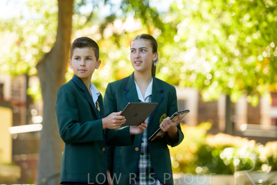 January 2024 / Students-x2-with-Pad-standing-outdors_240122_Z9E6853