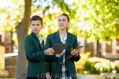 January 2024 / Students-x2-with-Pad-standing-outdors_240122_Z9E6886