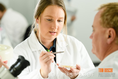 June 2018 / LAB_Microscope_female-male_colaborating_180601_030